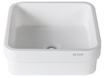 Porcelanosa 3 WAY 3-Way B603 - 40x40 cm SE: Solid Surface Wastafels  